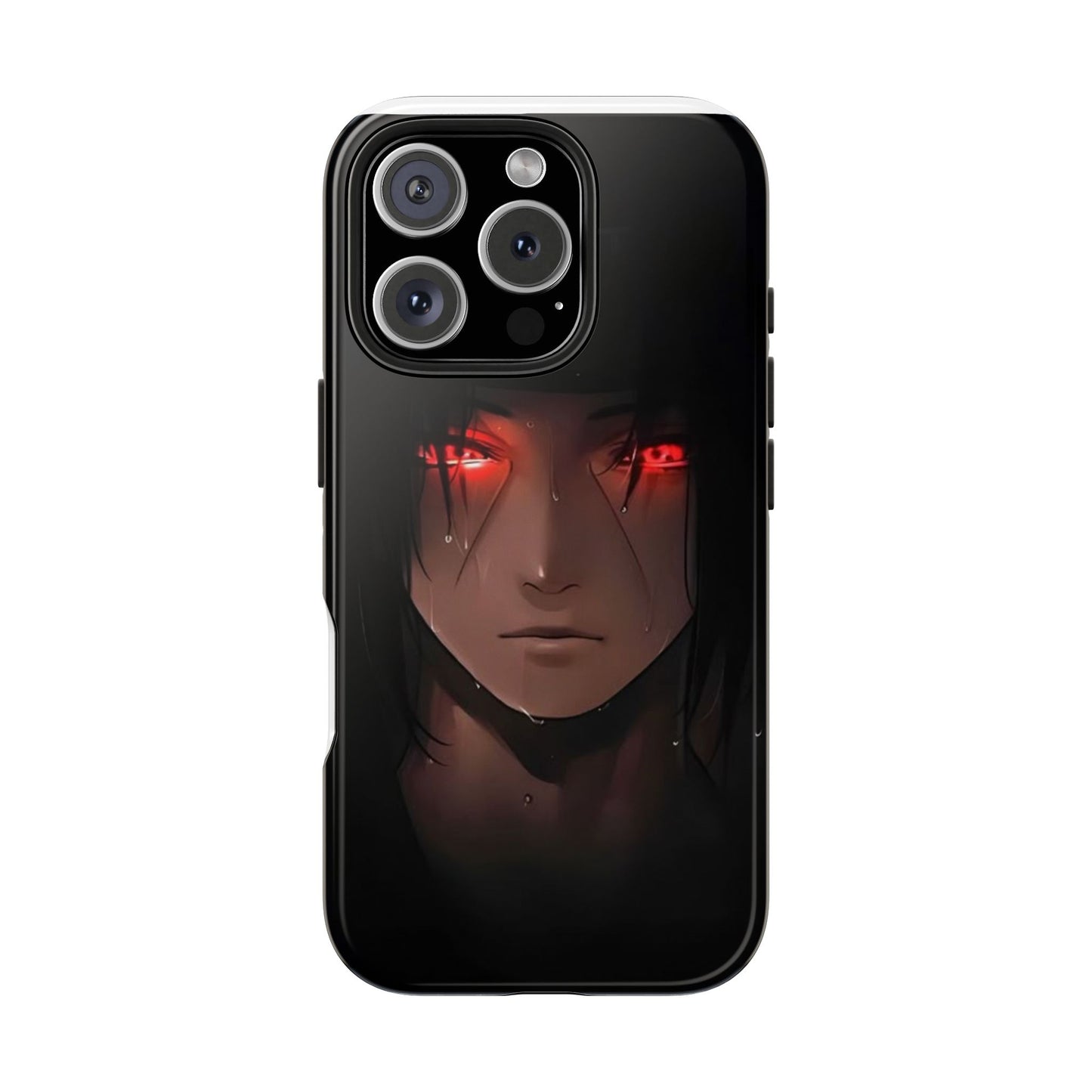 Tough Phone Case with Striking Red-Eyed Design for Anime Enthusiasts