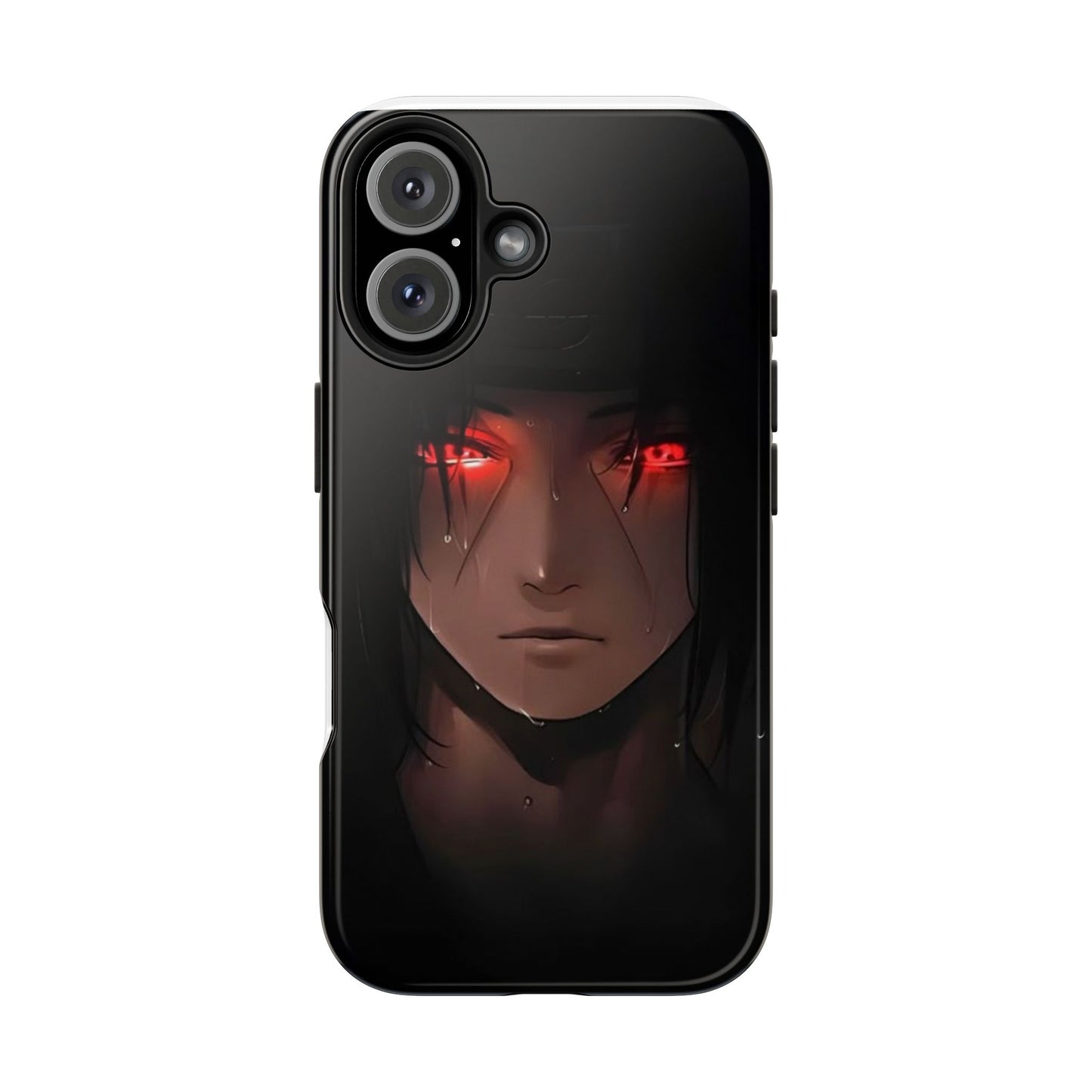 Tough Phone Case with Striking Red-Eyed Design for Anime Enthusiasts