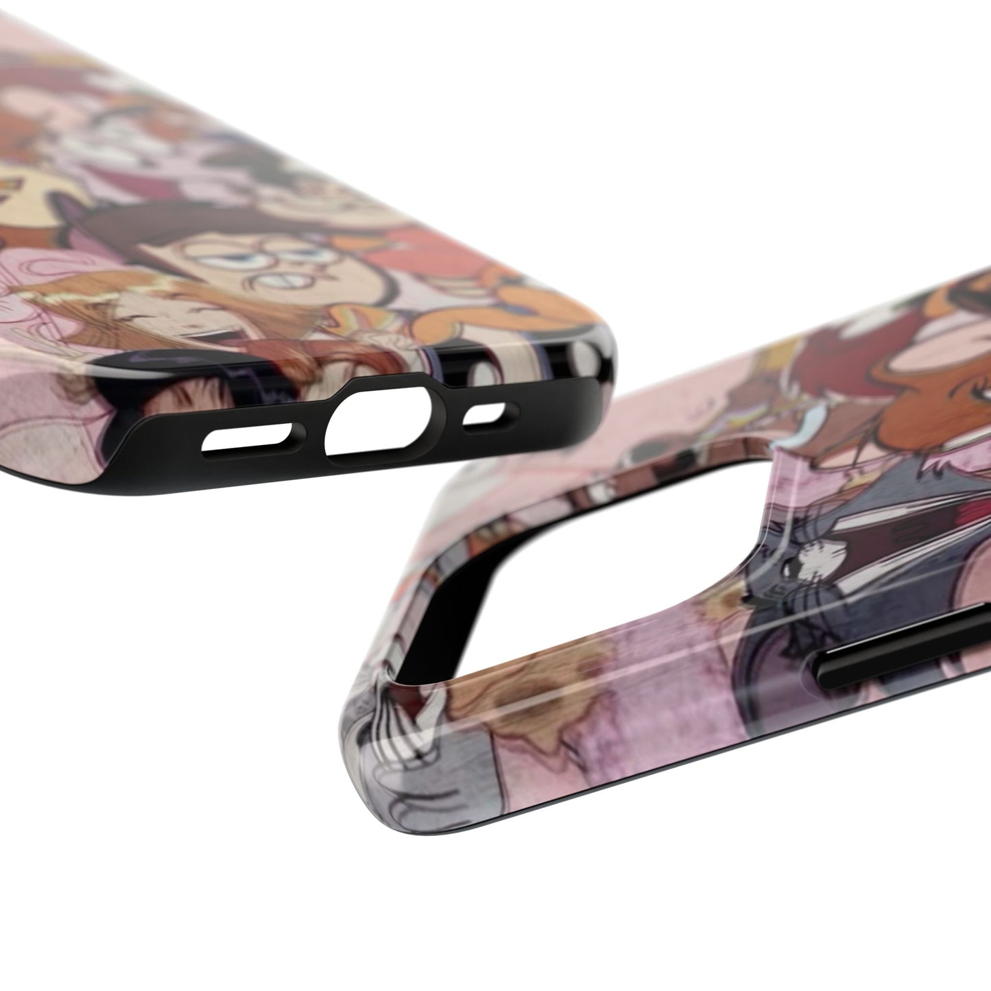 Nostalgic Cartoon Tough Phone Case | Fun & Durable Design for Kids and Adults