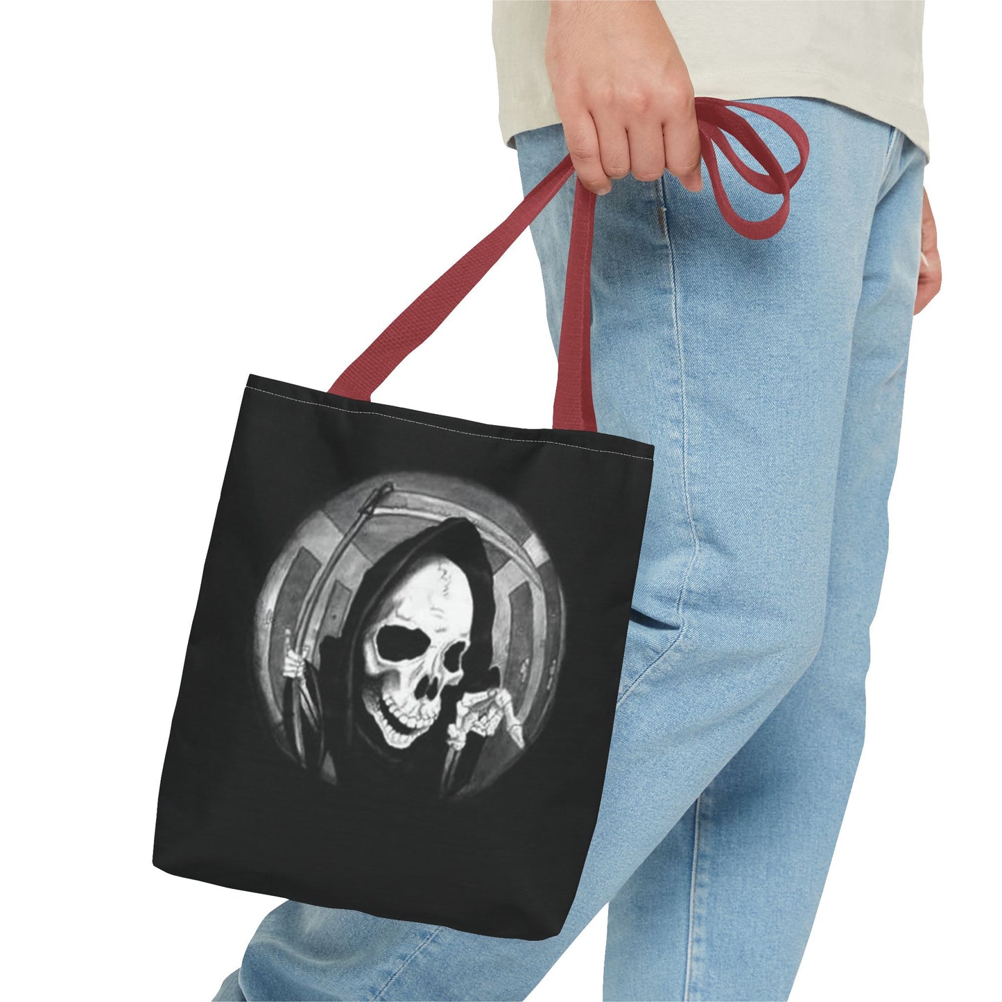Gothic Skull Tote Bag - Perfect for Halloween and Everyday Style