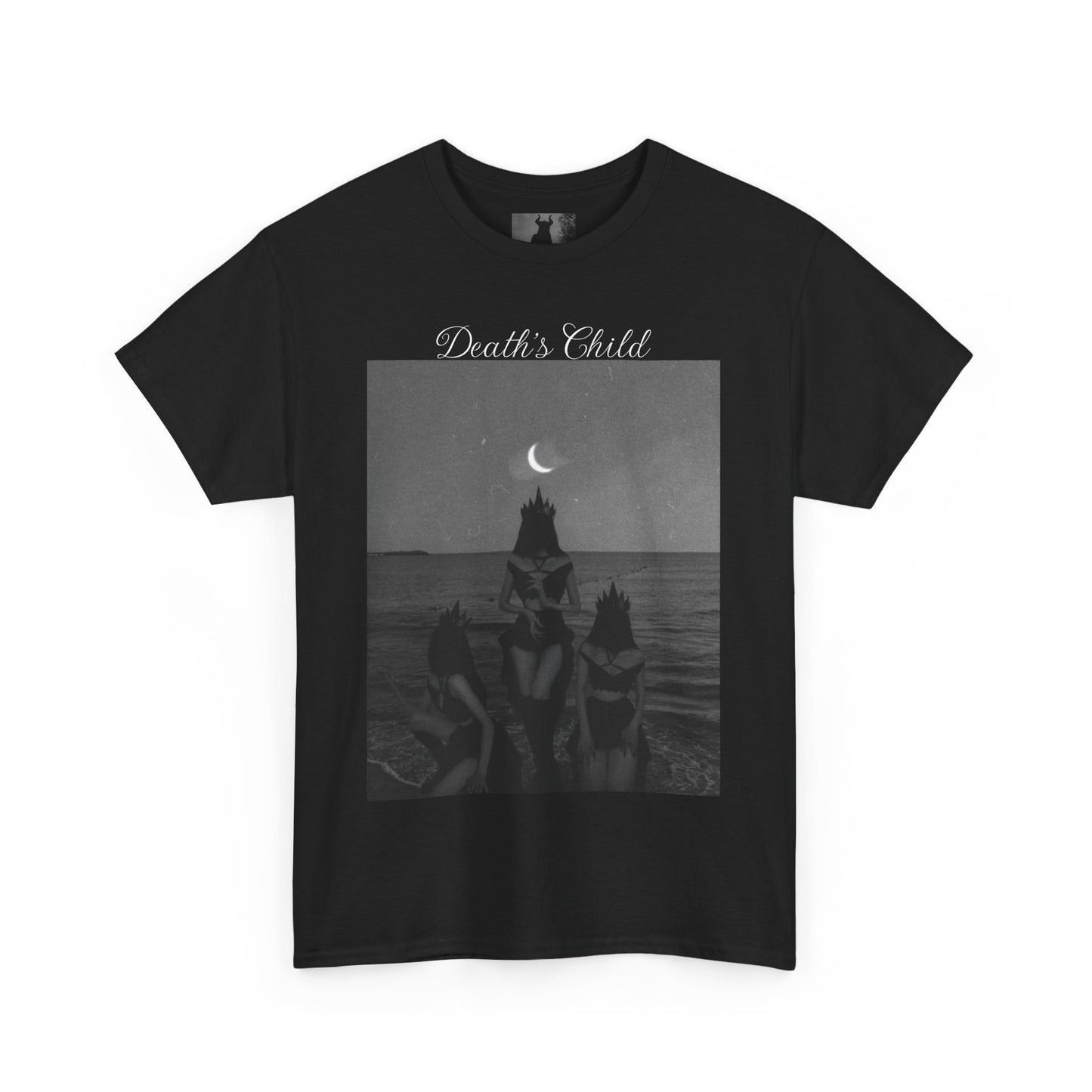 Death's Child Unisex Heavy Cotton Tee - Edgy Graphic Tee for Alternative Fashion Lovers