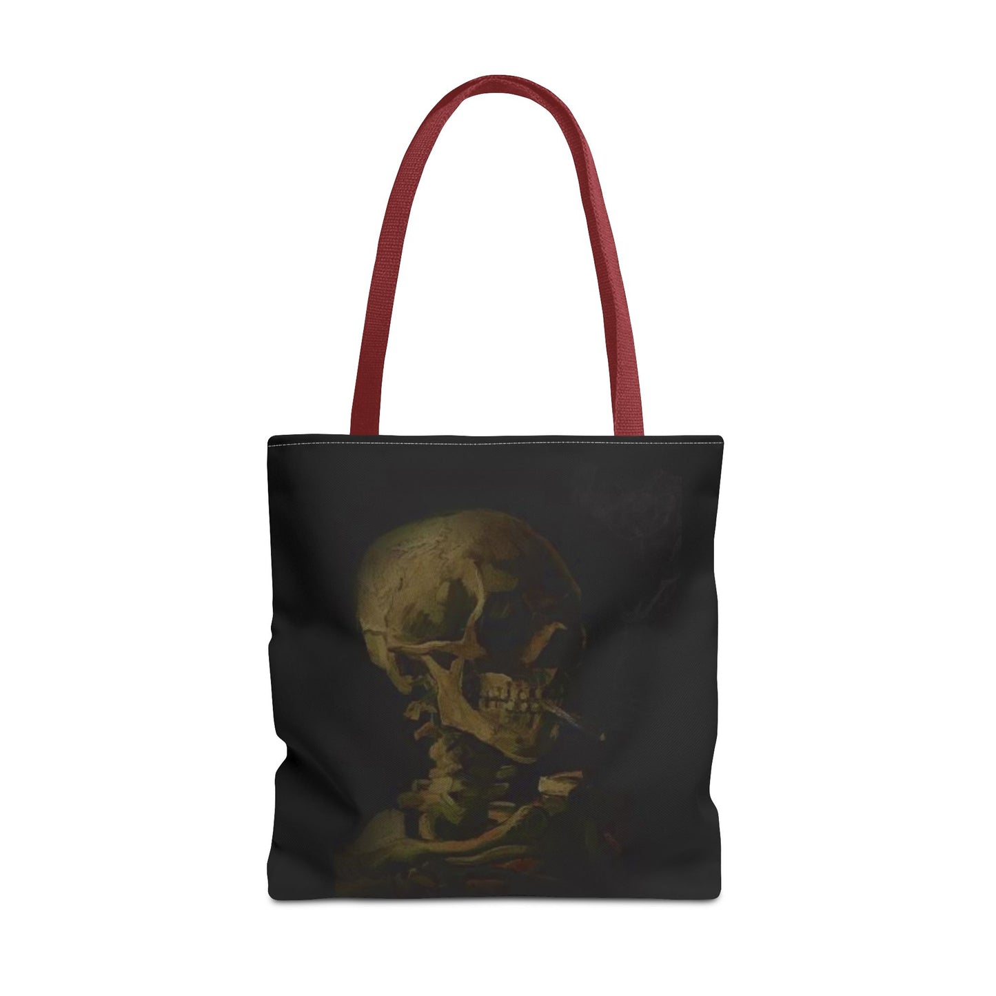 Gothic Skull Tote Bag - Dark Aesthetic Style for Halloween and Everyday Use