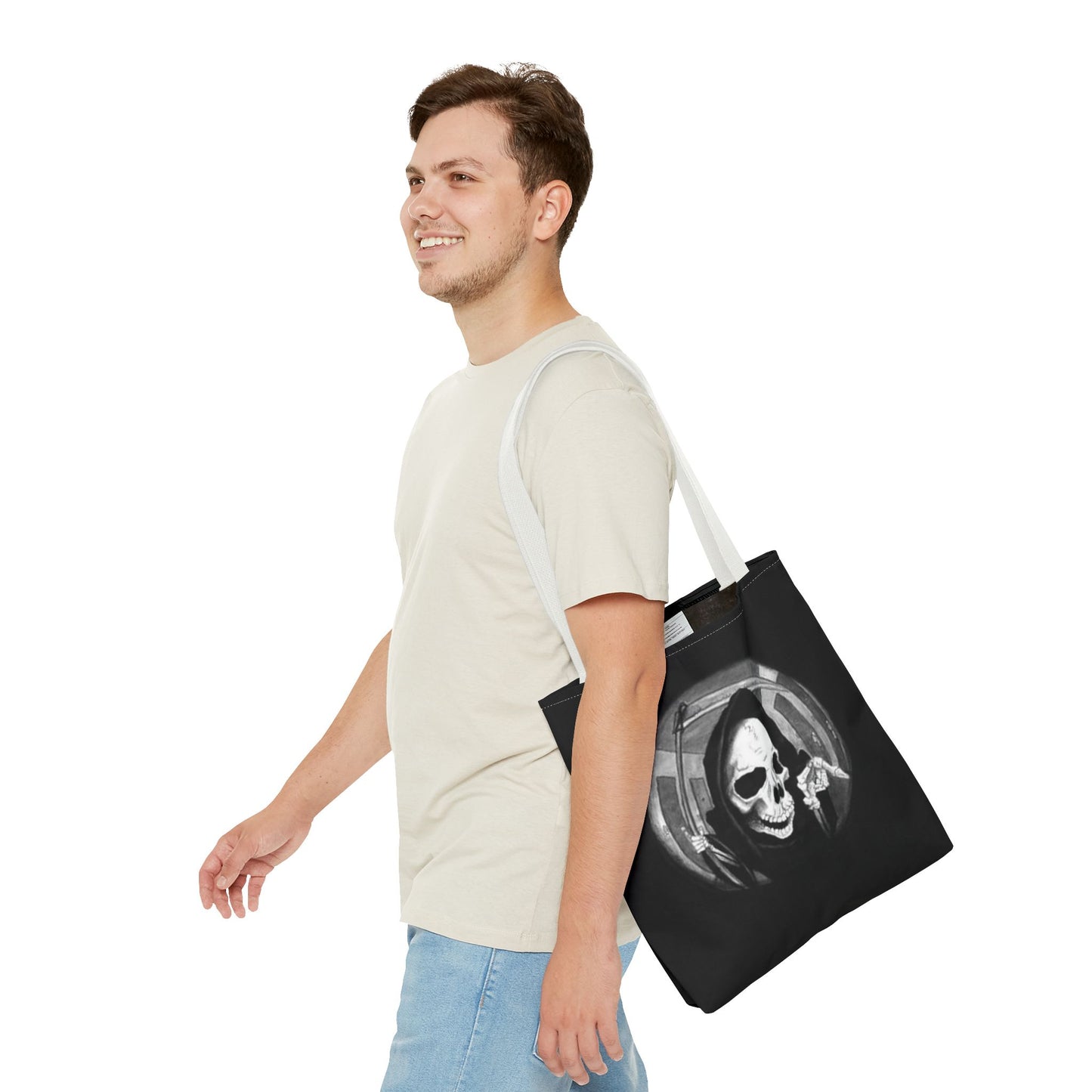 Gothic Skull Tote Bag - Perfect for Halloween and Everyday Style