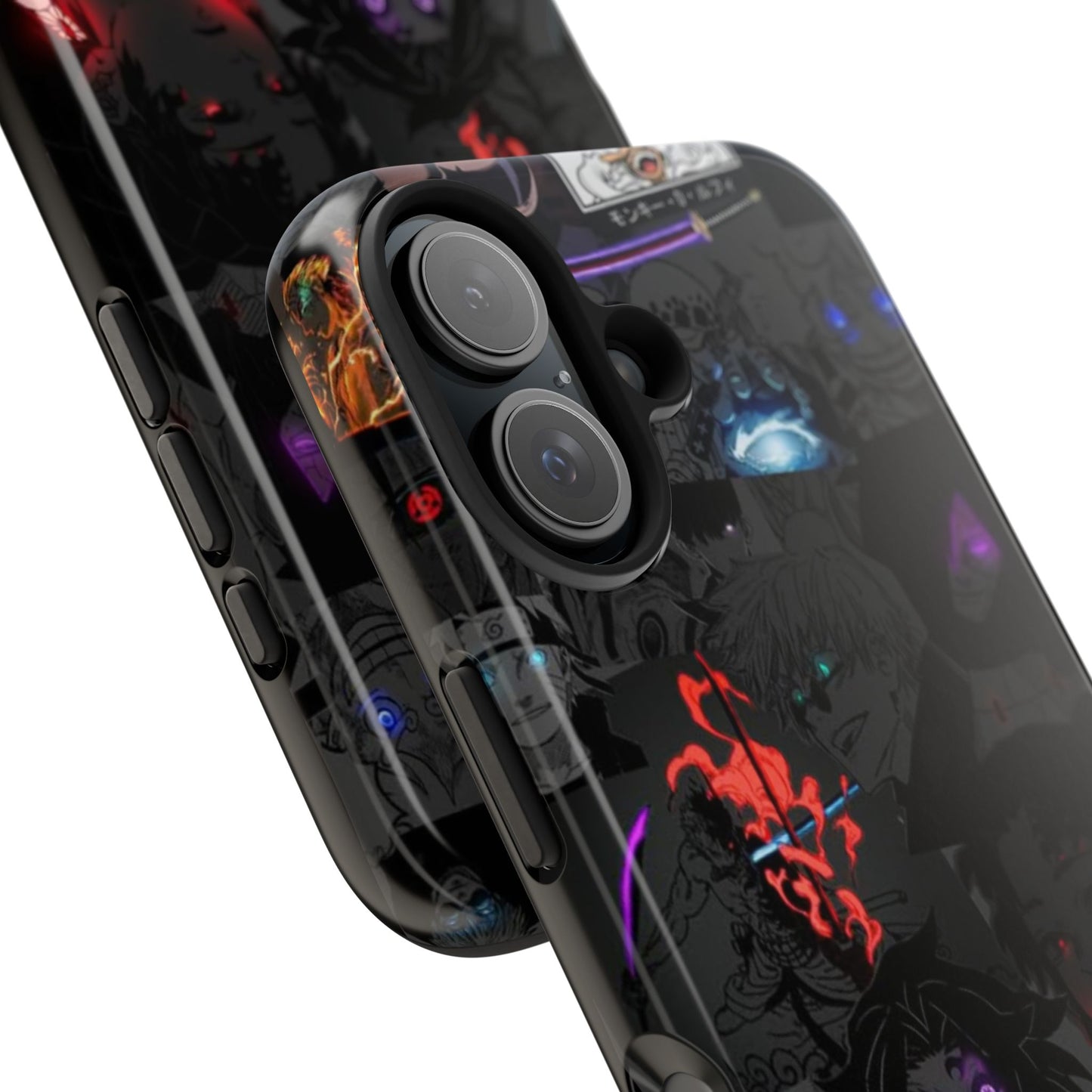 Anime-Inspired Tough Phone Case - Vibrant Collage Design for Manga Fans
