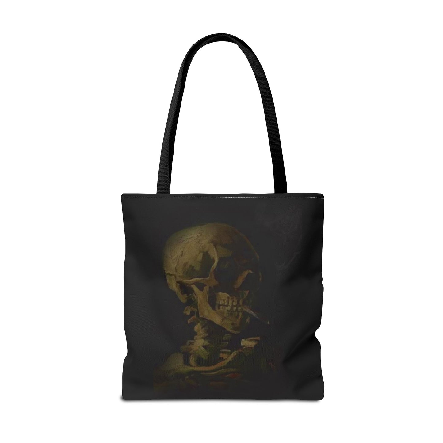 Gothic Skull Tote Bag - Dark Aesthetic Style for Halloween and Everyday Use