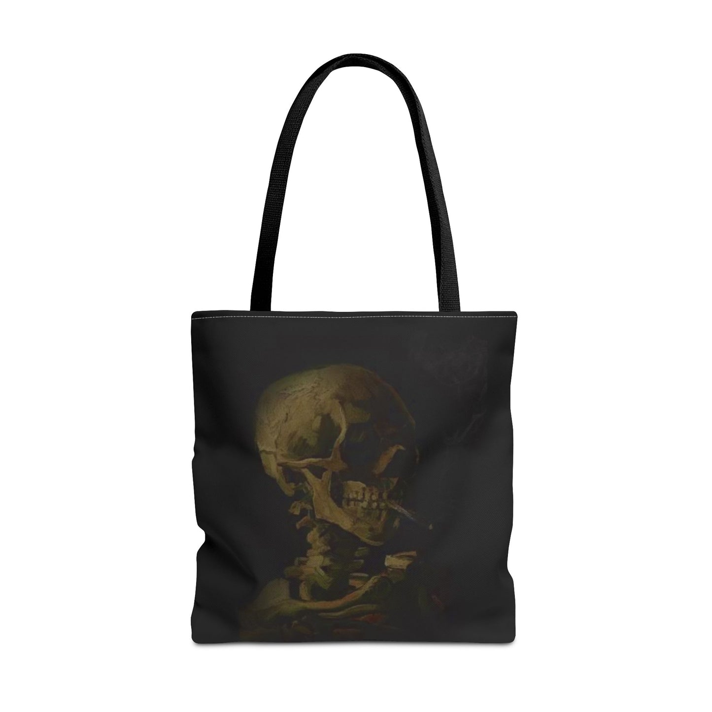 Gothic Skull Tote Bag - Dark Aesthetic Style for Halloween and Everyday Use