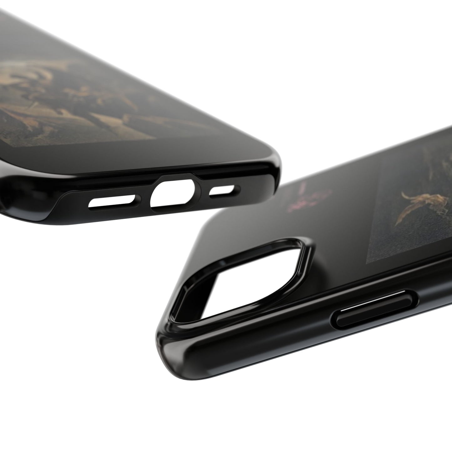 Artistic Tough Phone Case - Vintage Angel Design for Protection and Style
