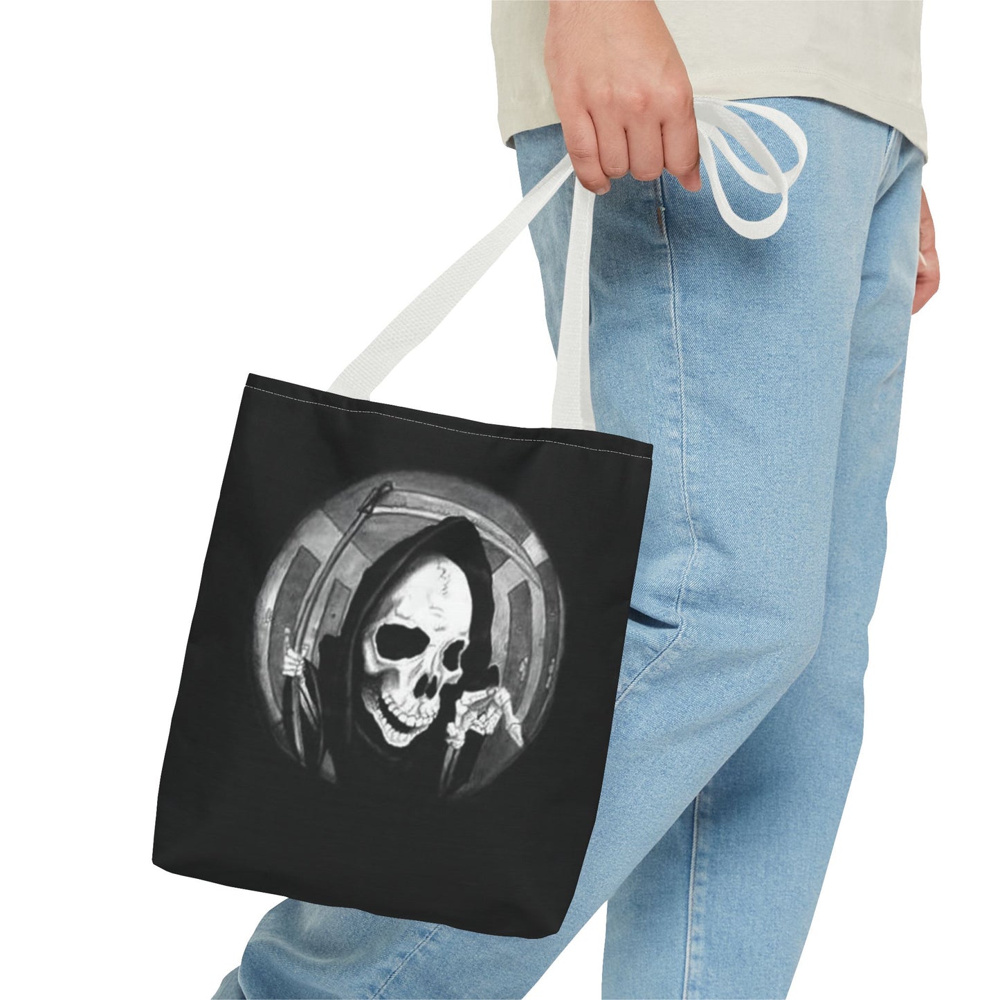 Gothic Skull Tote Bag - Perfect for Halloween and Everyday Style