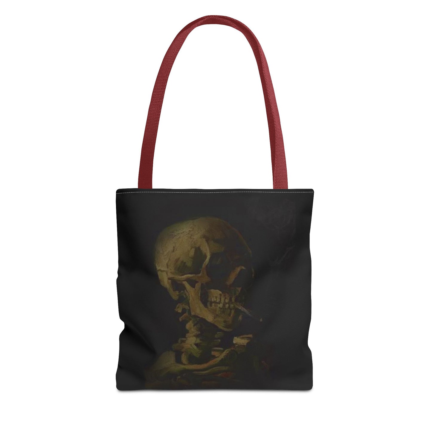 Gothic Skull Tote Bag - Dark Aesthetic Style for Halloween and Everyday Use
