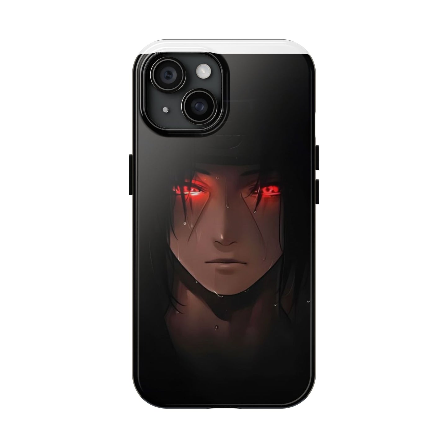 Tough Phone Case with Striking Red-Eyed Design for Anime Enthusiasts