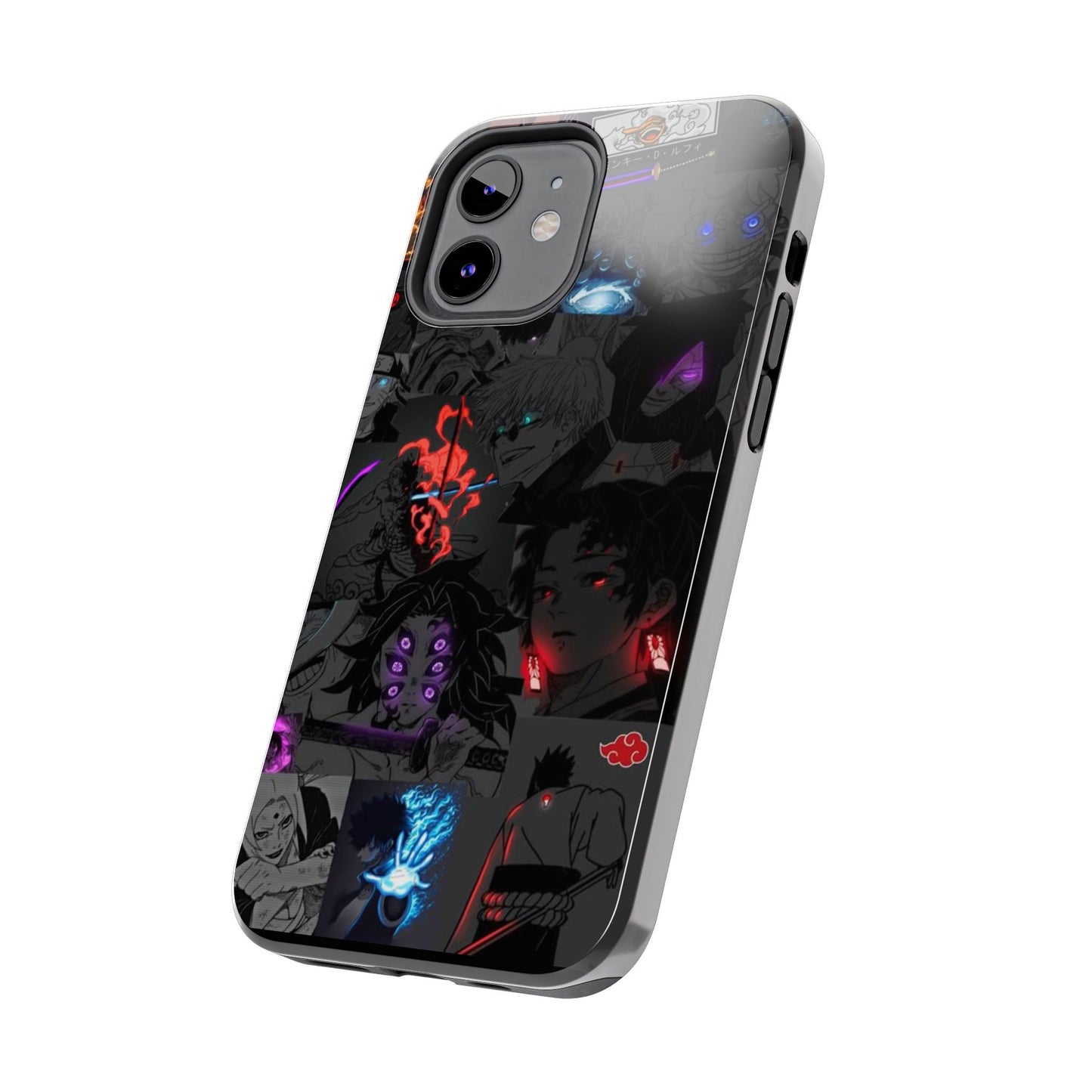 Anime-Inspired Tough Phone Case - Vibrant Collage Design for Manga Fans