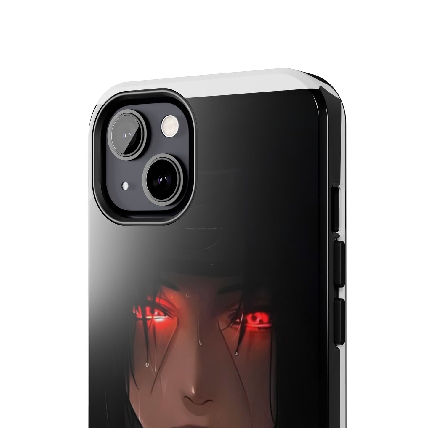 Tough Phone Case with Striking Red-Eyed Design for Anime Enthusiasts
