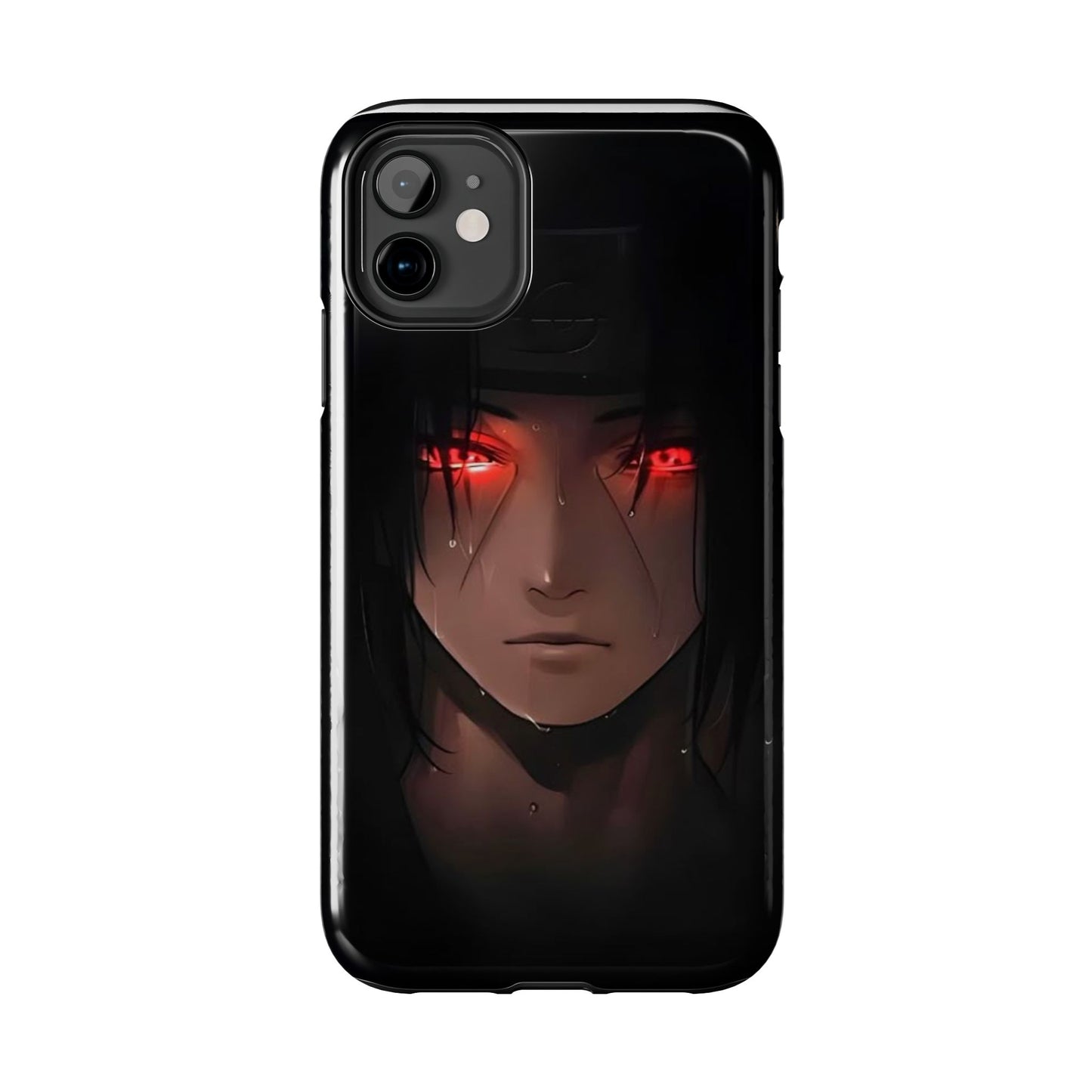 Tough Phone Case with Striking Red-Eyed Design for Anime Enthusiasts