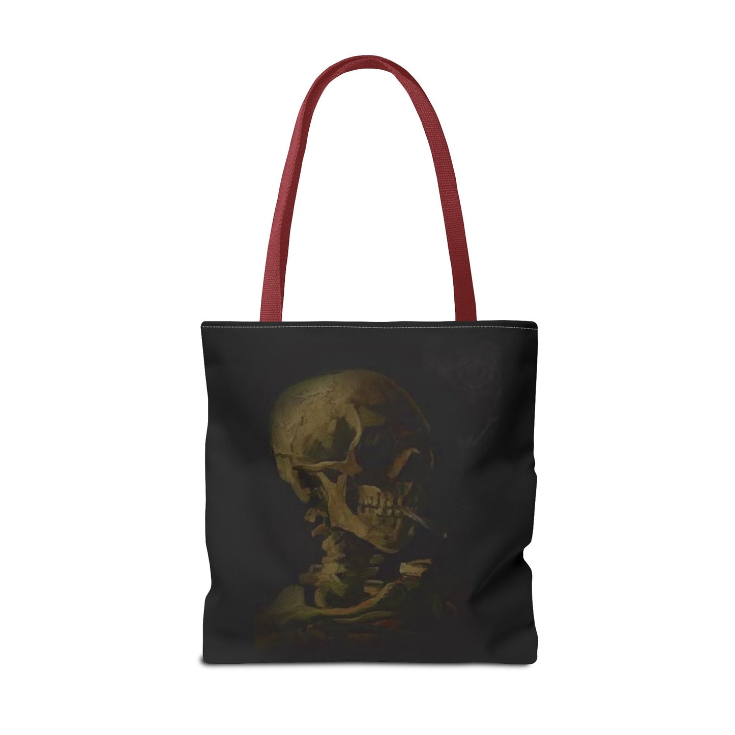 Gothic Skull Tote Bag - Dark Aesthetic Style for Halloween and Everyday Use