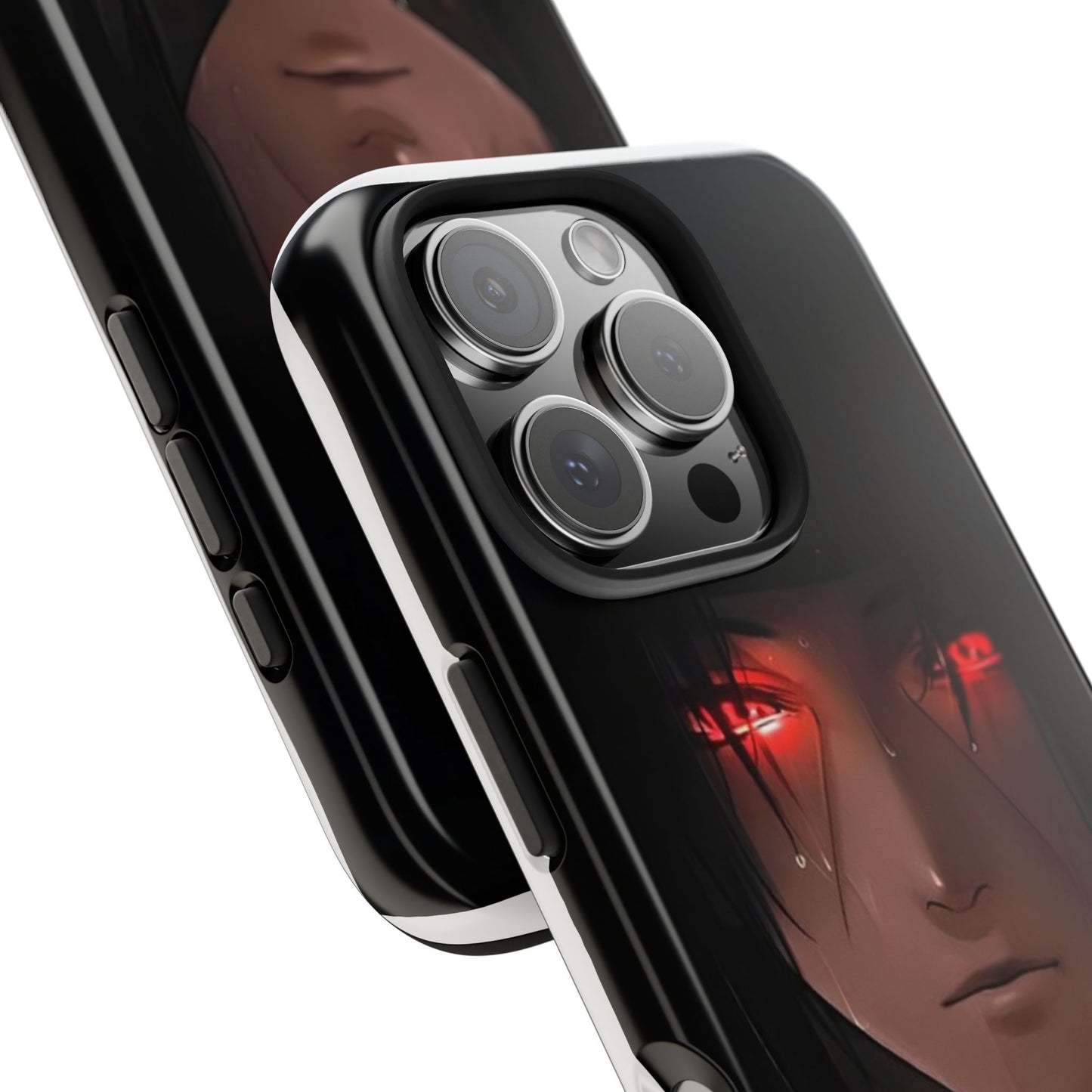 Tough Phone Case with Striking Red-Eyed Design for Anime Enthusiasts