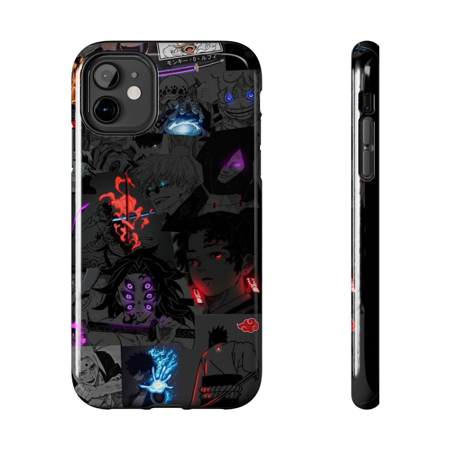 Anime-Inspired Tough Phone Case - Vibrant Collage Design for Manga Fans