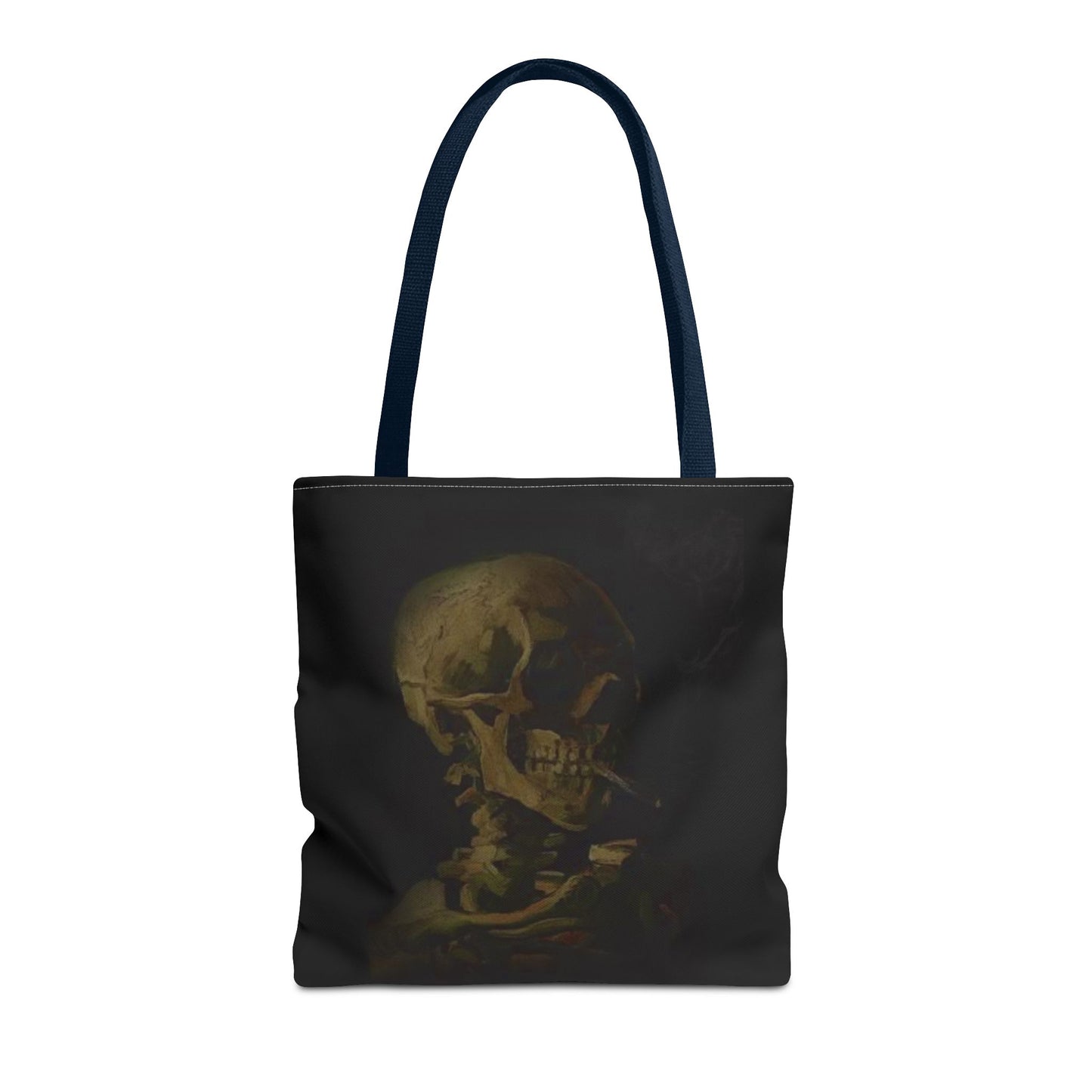 Gothic Skull Tote Bag - Dark Aesthetic Style for Halloween and Everyday Use