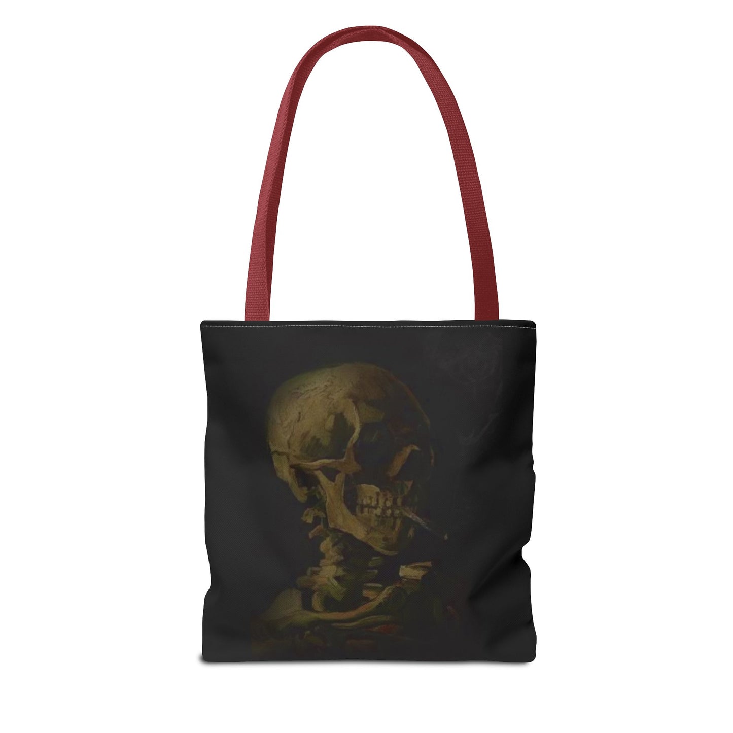 Gothic Skull Tote Bag - Dark Aesthetic Style for Halloween and Everyday Use