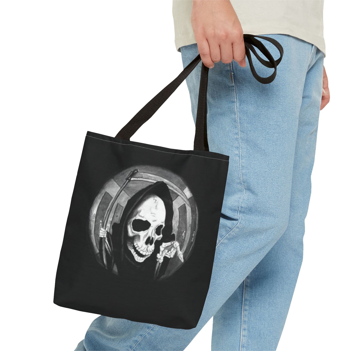 Gothic Skull Tote Bag - Perfect for Halloween and Everyday Style