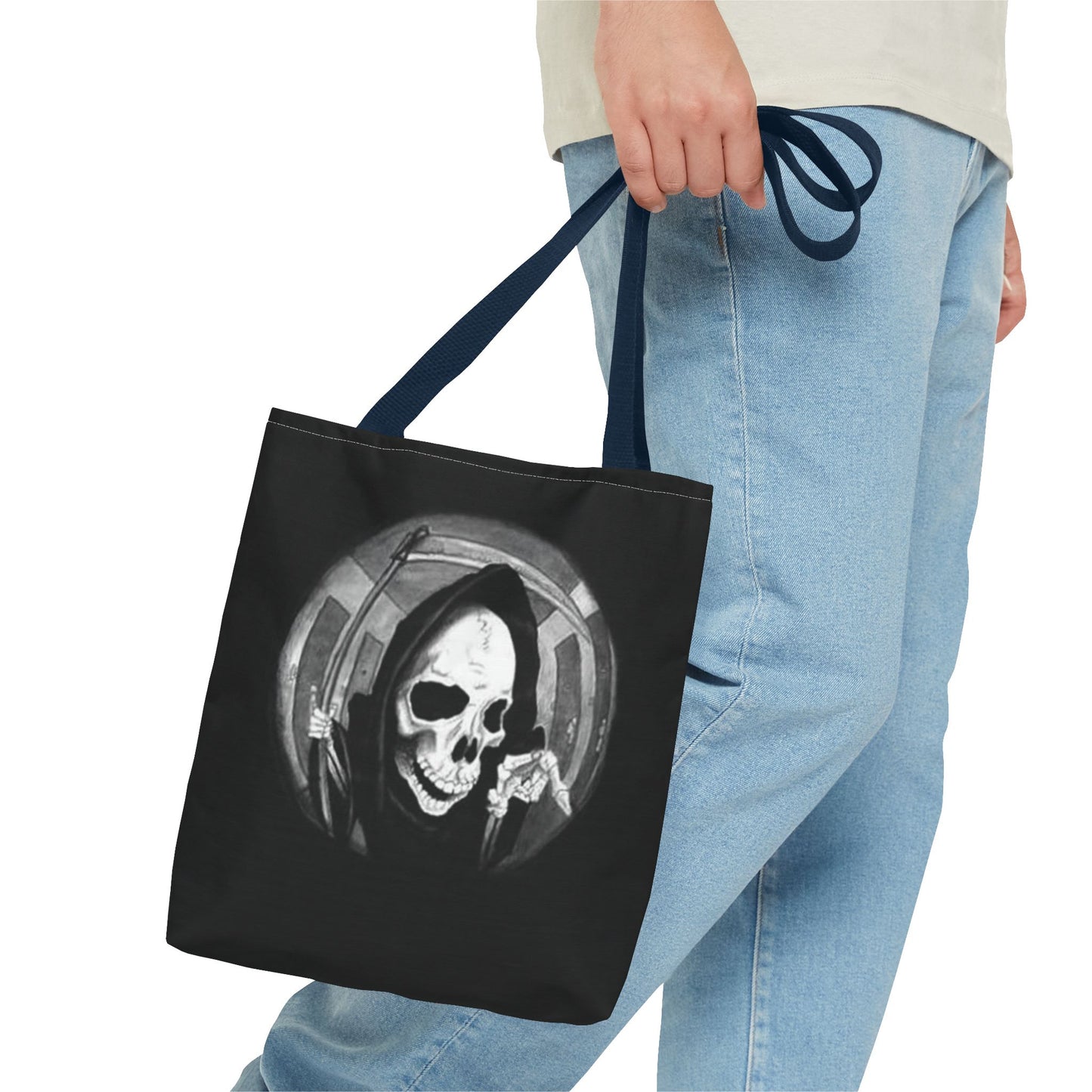 Gothic Skull Tote Bag - Perfect for Halloween and Everyday Style