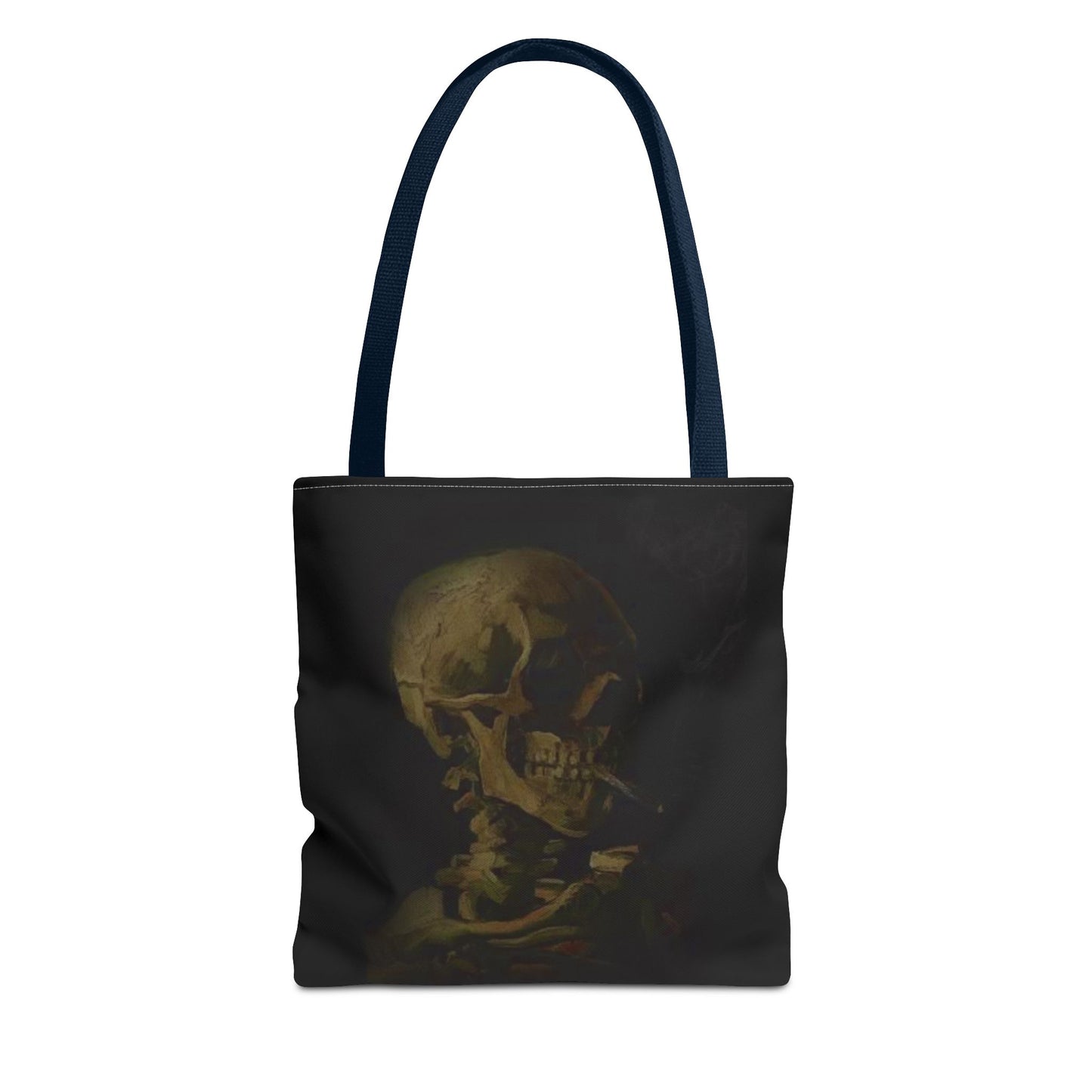 Gothic Skull Tote Bag - Dark Aesthetic Style for Halloween and Everyday Use