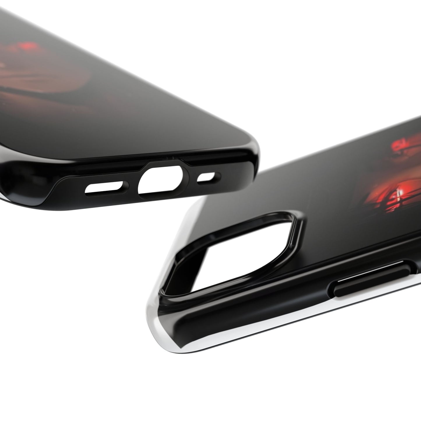 Tough Phone Case with Striking Red-Eyed Design for Anime Enthusiasts