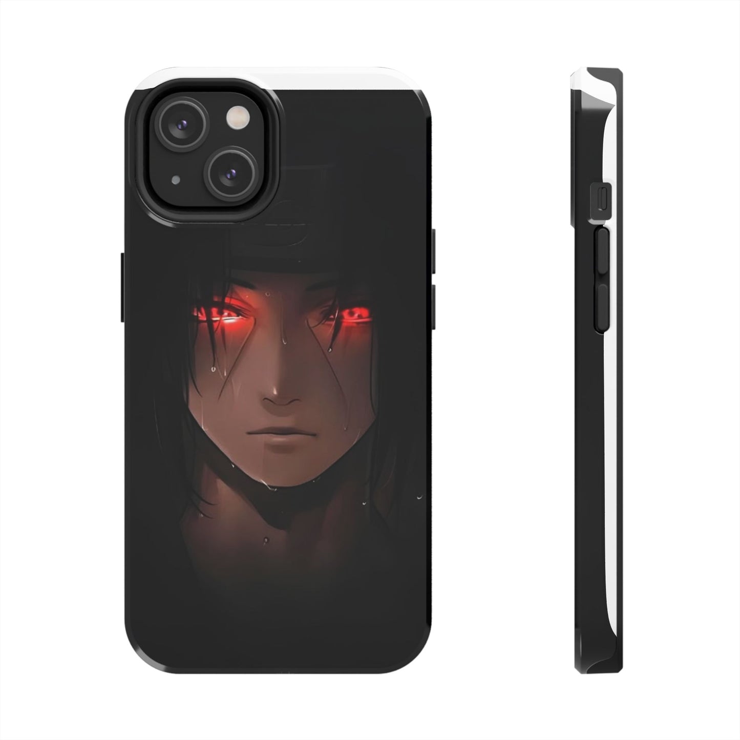 Tough Phone Case with Striking Red-Eyed Design for Anime Enthusiasts