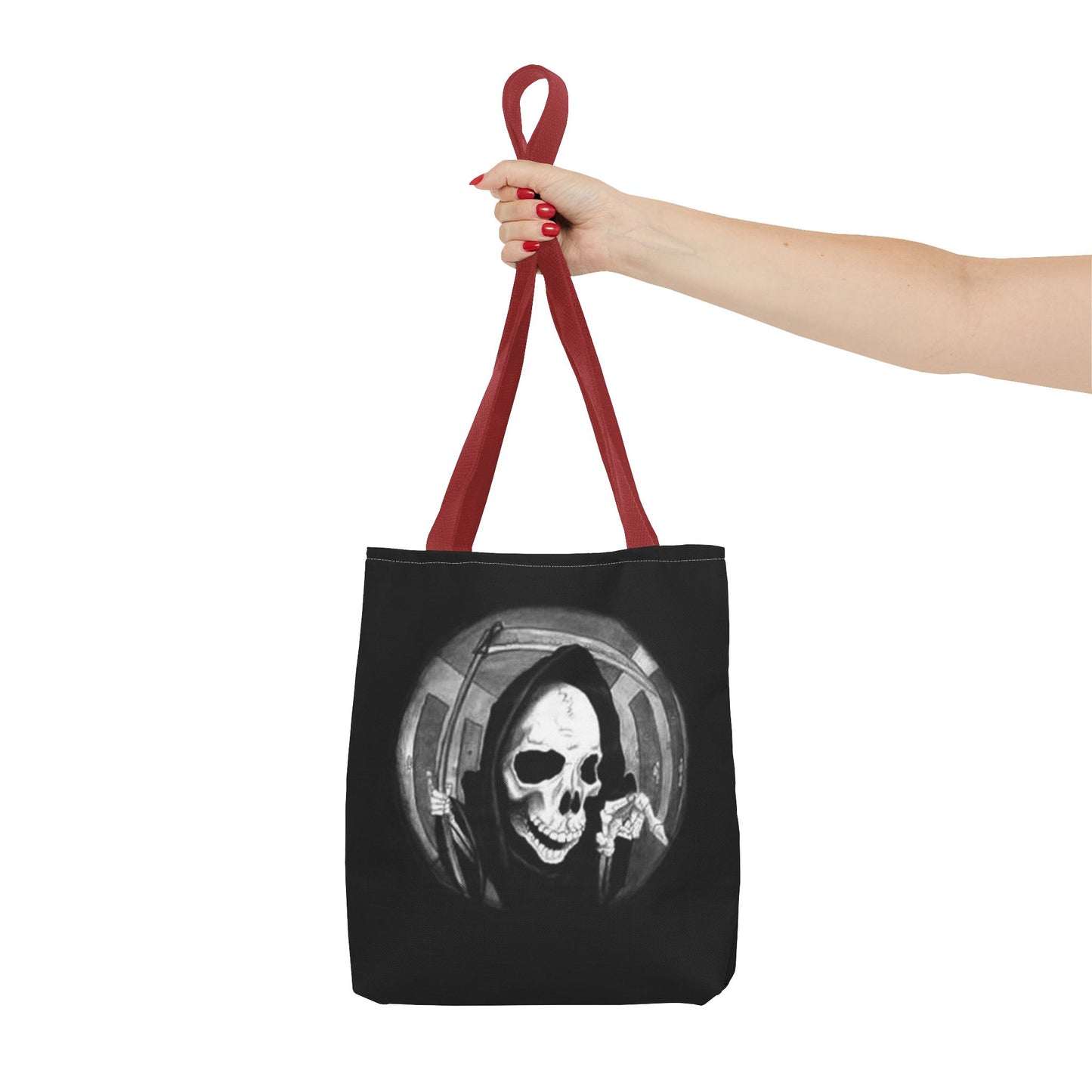 Gothic Skull Tote Bag - Perfect for Halloween and Everyday Style