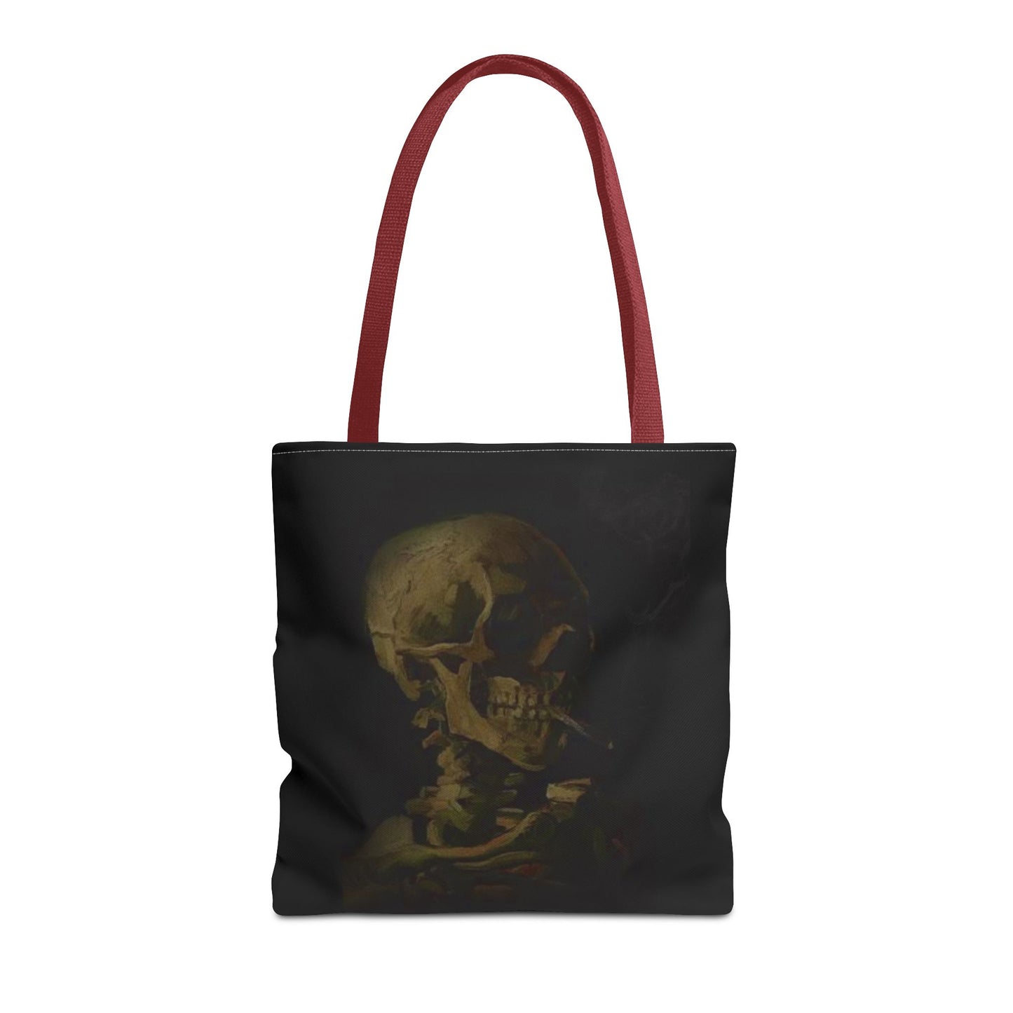 Gothic Skull Tote Bag - Dark Aesthetic Style for Halloween and Everyday Use