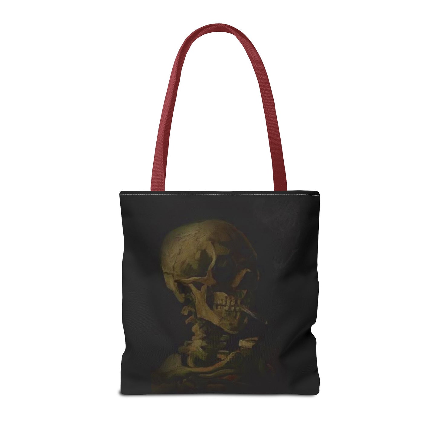 Gothic Skull Tote Bag - Dark Aesthetic Style for Halloween and Everyday Use