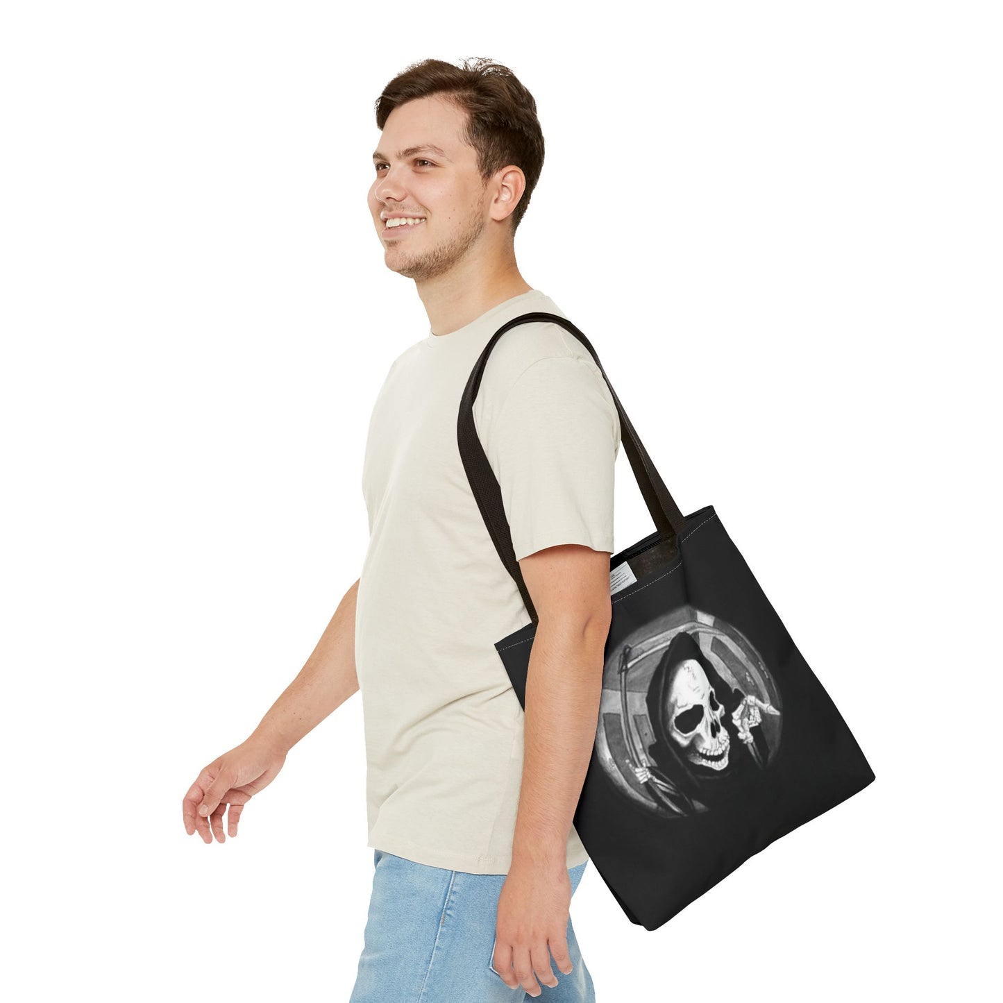 Gothic Skull Tote Bag - Perfect for Halloween and Everyday Style