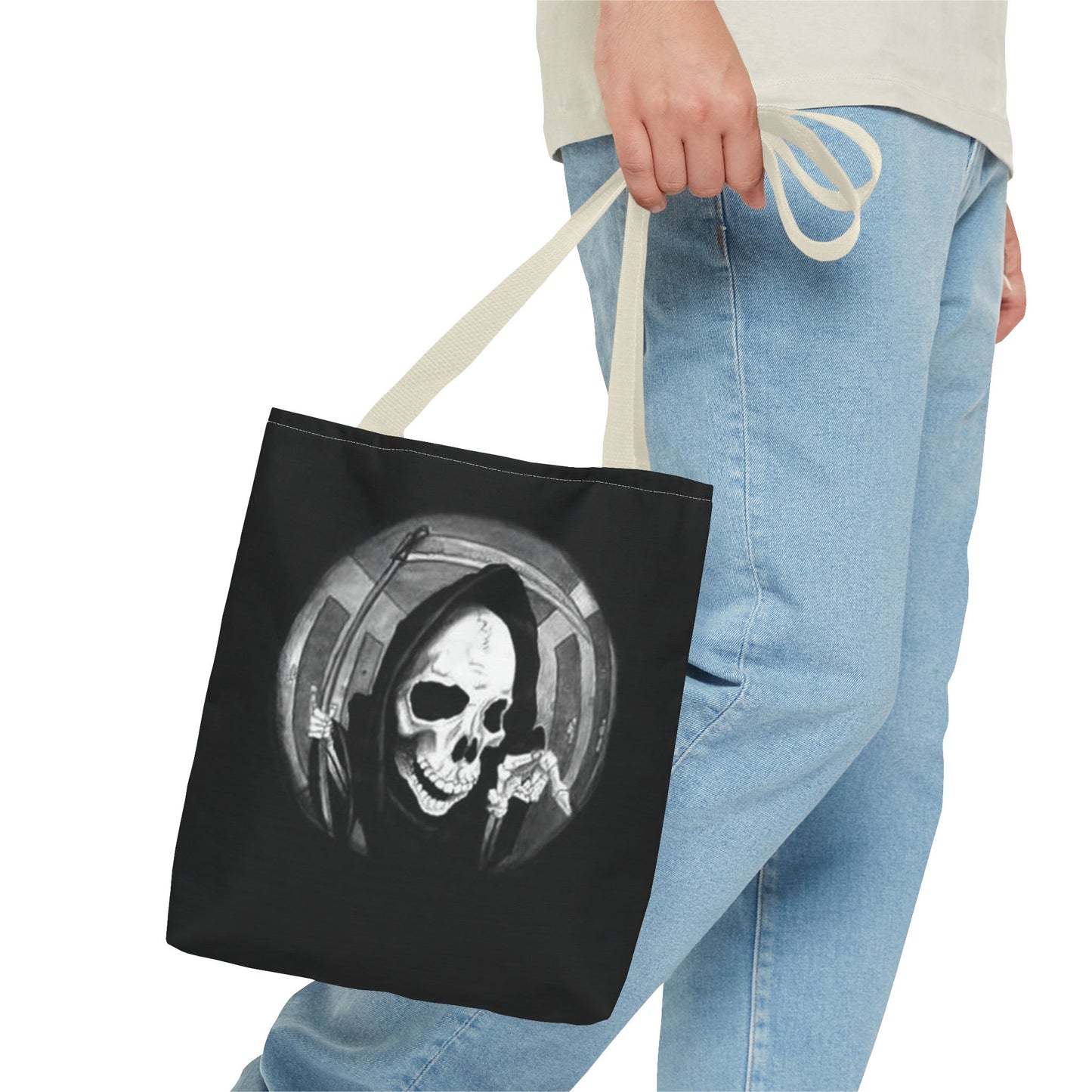 Gothic Skull Tote Bag - Perfect for Halloween and Everyday Style
