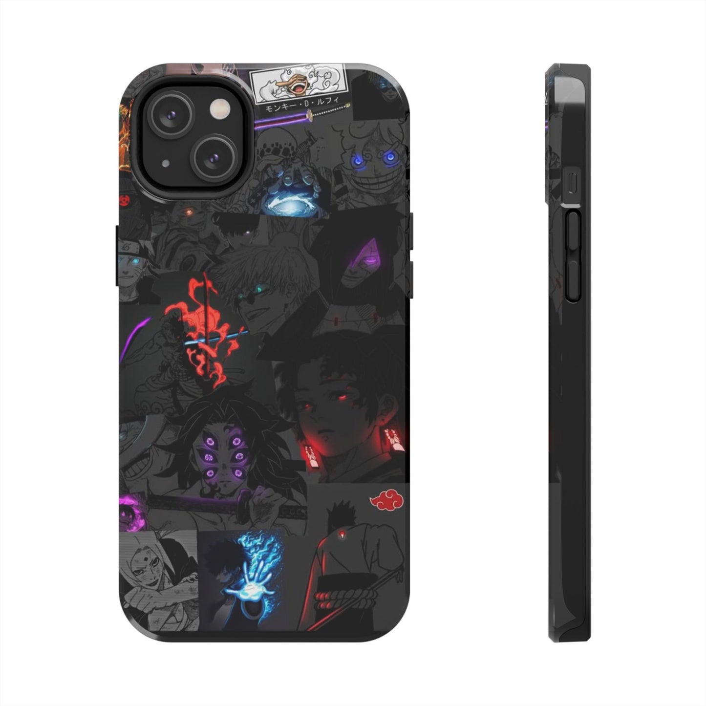 Anime-Inspired Tough Phone Case - Vibrant Collage Design for Manga Fans