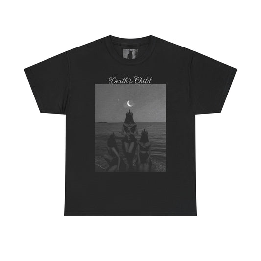 Death's Child Unisex Heavy Cotton Tee - Edgy Graphic Tee for Alternative Fashion Lovers