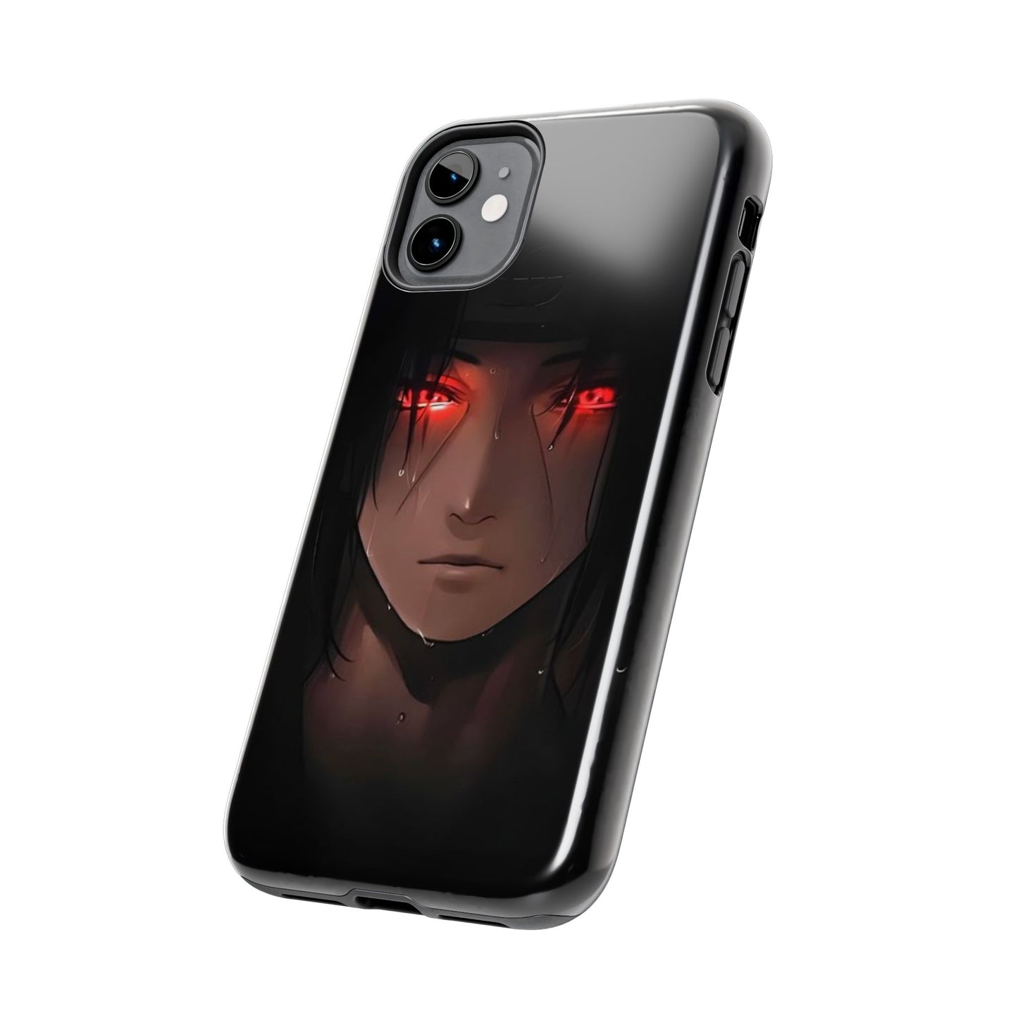 Tough Phone Case with Striking Red-Eyed Design for Anime Enthusiasts