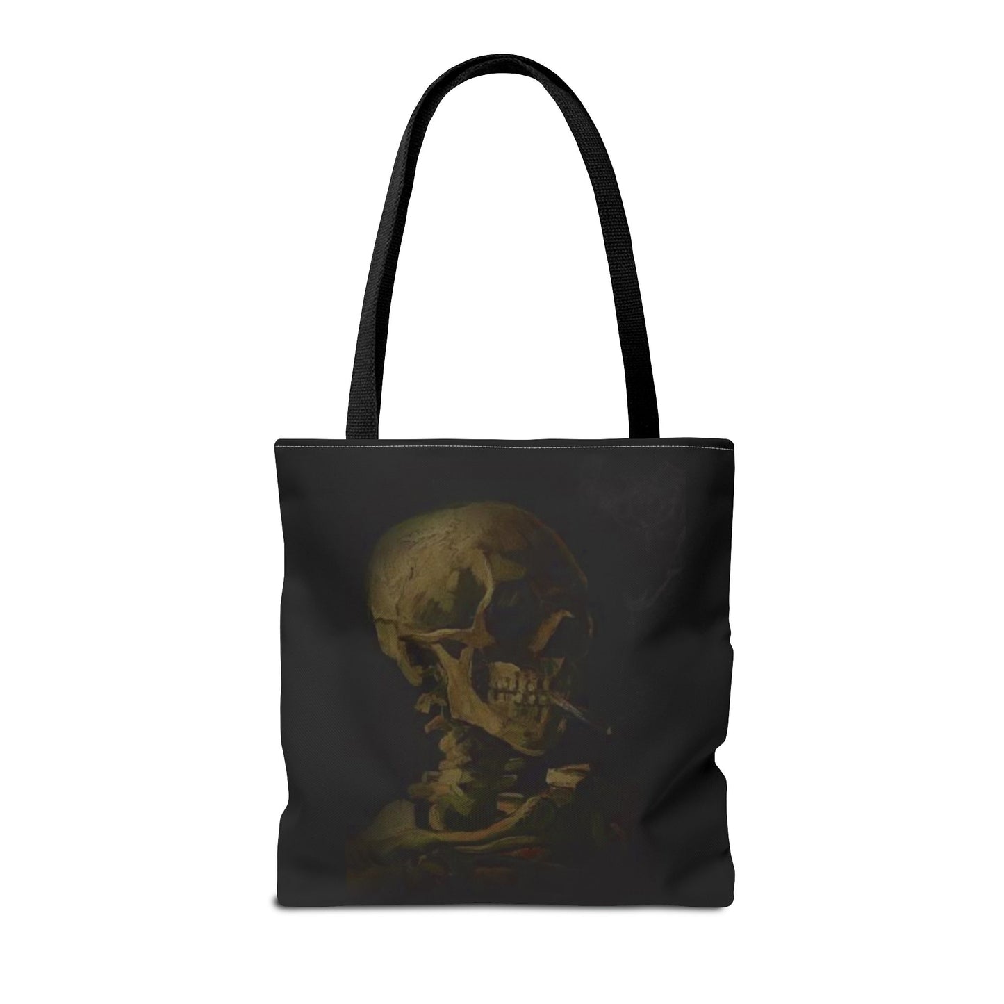 Gothic Skull Tote Bag - Dark Aesthetic Style for Halloween and Everyday Use