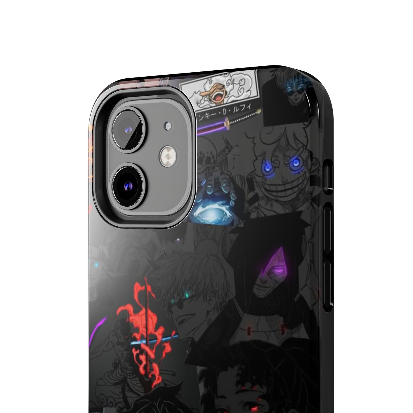 Anime-Inspired Tough Phone Case - Vibrant Collage Design for Manga Fans