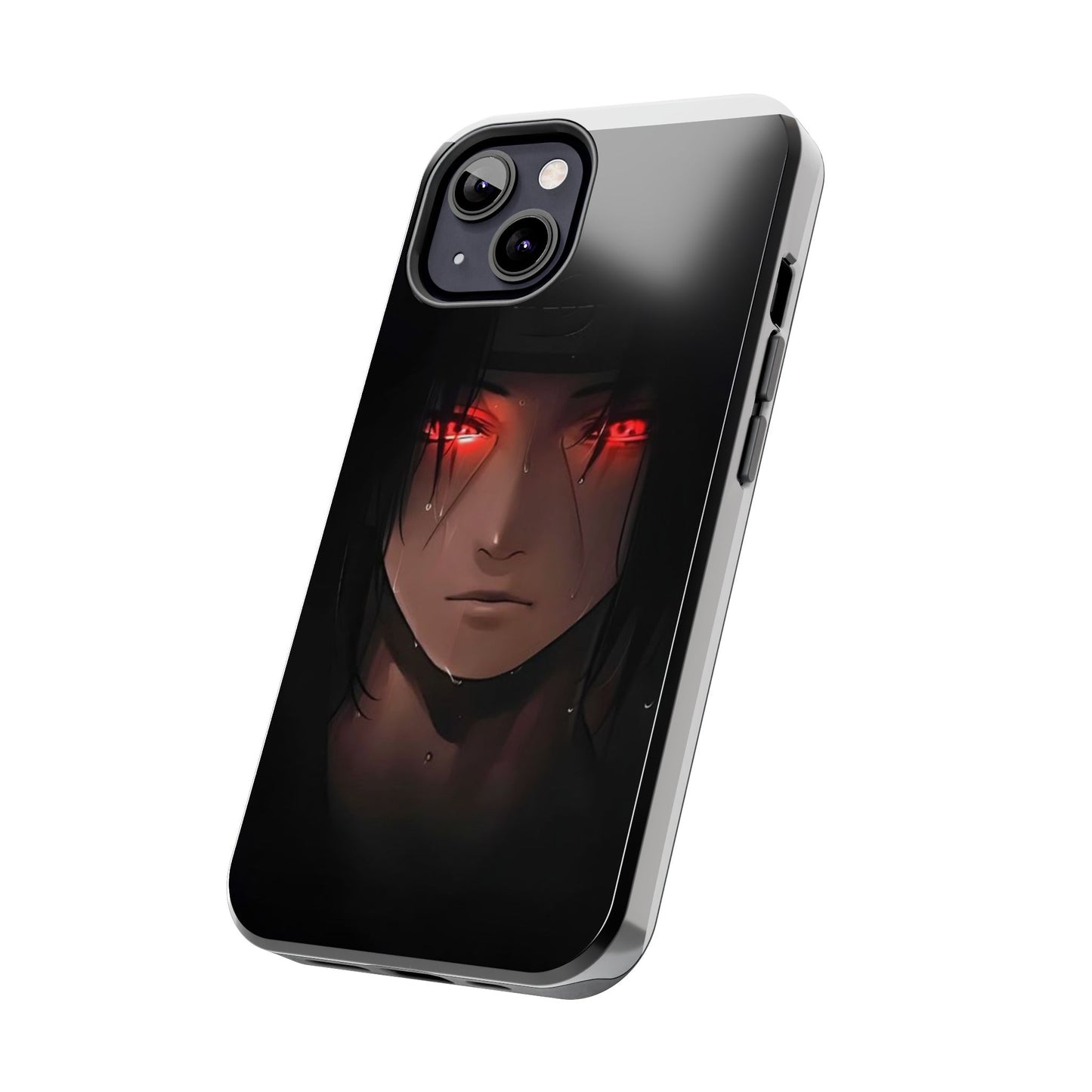 Tough Phone Case with Striking Red-Eyed Design for Anime Enthusiasts