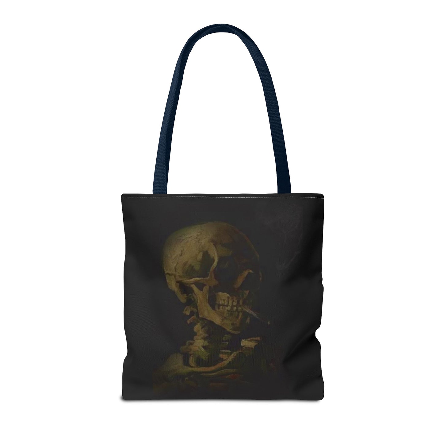 Gothic Skull Tote Bag - Dark Aesthetic Style for Halloween and Everyday Use