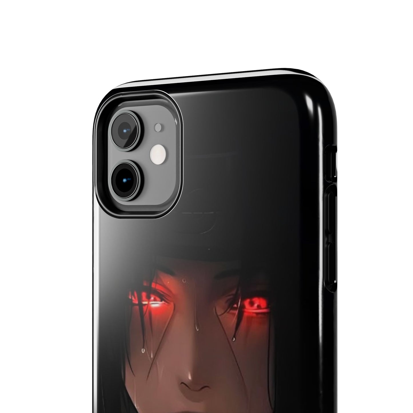 Tough Phone Case with Striking Red-Eyed Design for Anime Enthusiasts