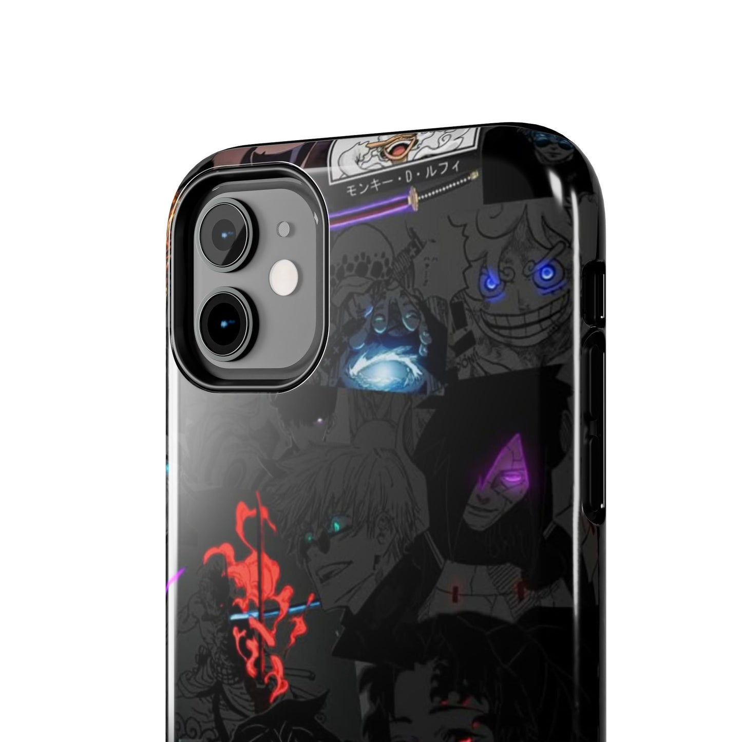 Anime-Inspired Tough Phone Case - Vibrant Collage Design for Manga Fans