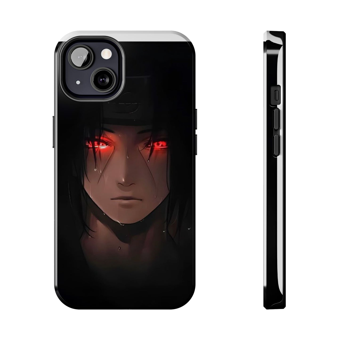 Tough Phone Case with Striking Red-Eyed Design for Anime Enthusiasts
